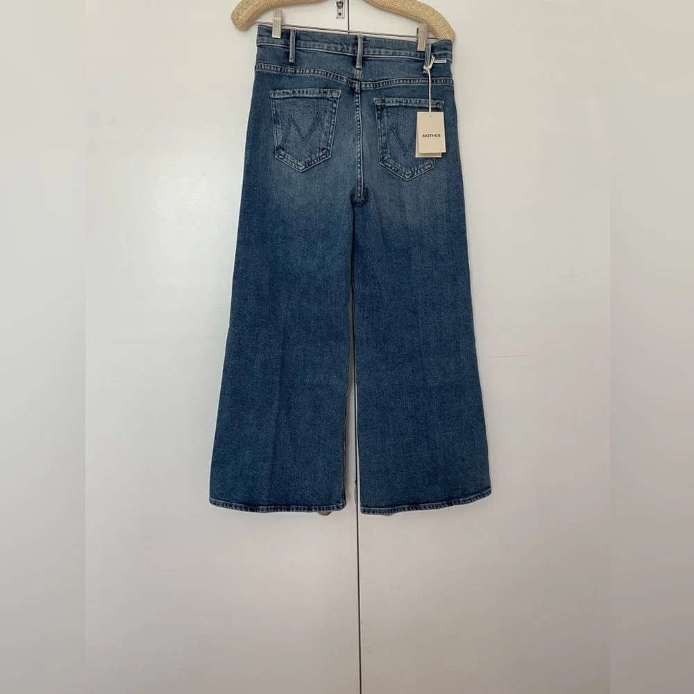 MOTHER Blue Wide Leg Flare Jeans - Picture 5 of 15